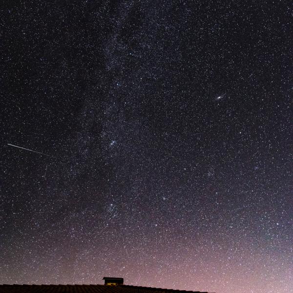 Perseide e galassia di Andromeda